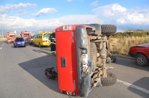 choque con bombero