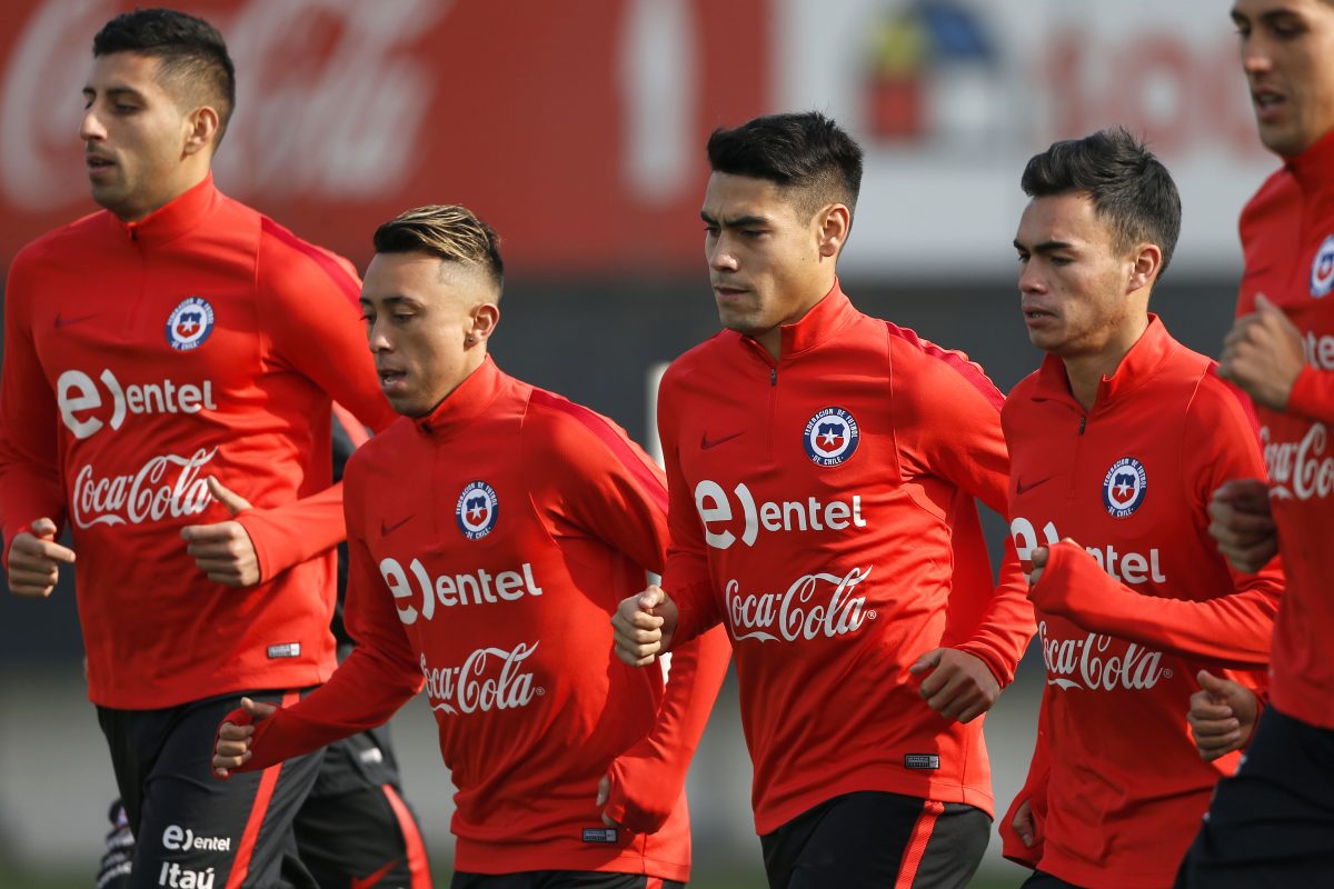 Entrenamiento de la seleccion chilena, 29/05/2017