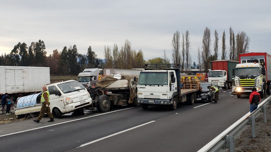 accidente en rengo